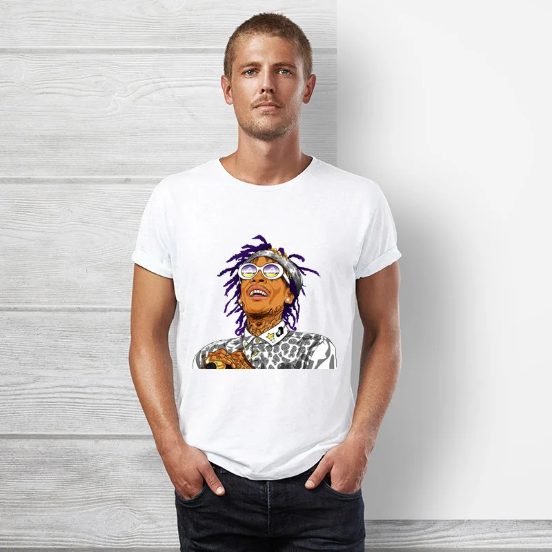 Новая популярная Футболка wiz khalifa для мужчин и женщин модная крутая футболка с 3D