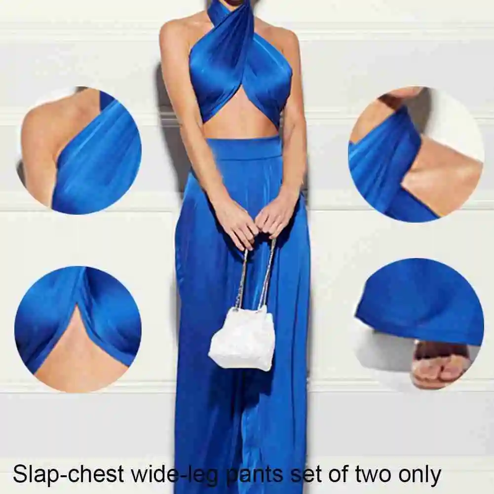 

Sexy bodysuit suit women's suspenders sleeveless 2021 summer satin jumpsuit skinny fashion