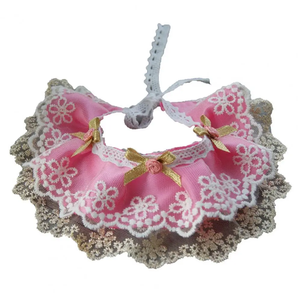 Слюна шейный платок практичный слюнявчик для домашних животных случайный цвет