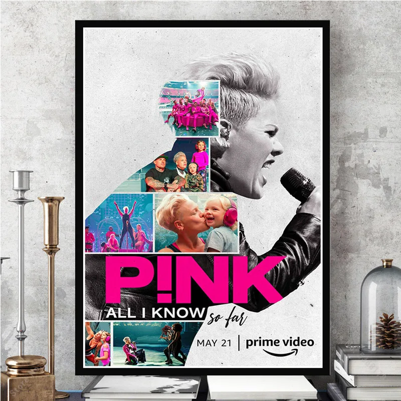 Постер и принты в подарок Alecia Beth Moore P!nk розовый музыкальный альбом звезда Картина