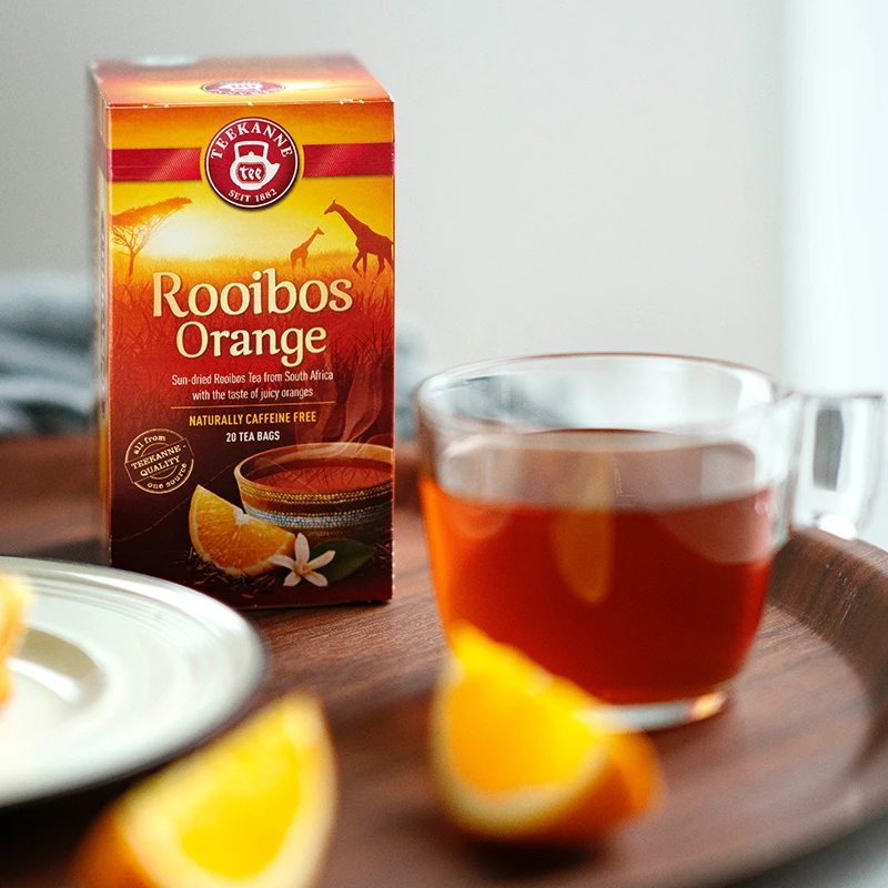 Оранжевый ройбуш напиток 35 г/кор. Бесплатная доставка | Красота и здоровье