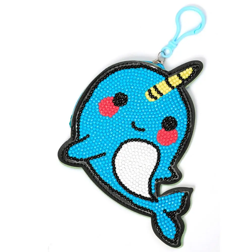 Бумажник сделай сам с изображением алмазов животных дельфинов собак слонов