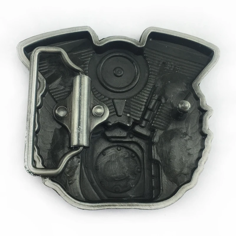 Модная металлическая 3d пряжка с двигателем в стиле панк рок ремень шириной 4 см