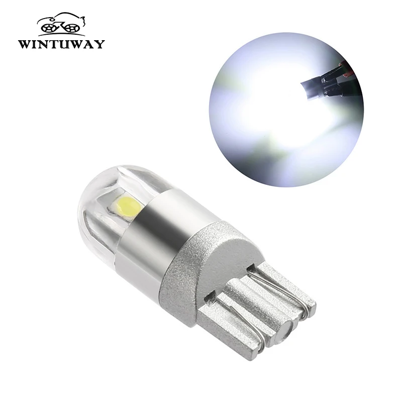 WINTUWAY DC12V T10 2SMD 3030 высокояркие светодиодные лампы для автомобилей автомобильных