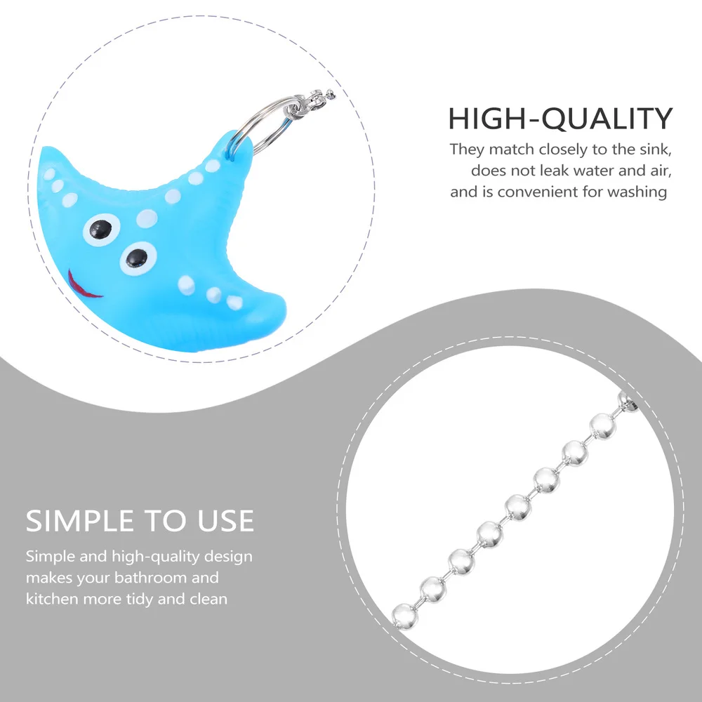 

2Pcs Universal Sink Drain Stoppers Bathtub Water Stopper Bathroom Tub Supply