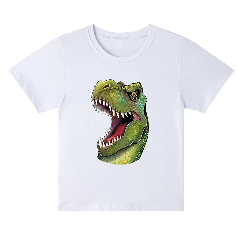 

New Product Dinosaur T-shirts Summer Boys Cartoon Short-sleeved Children Tshirt Fashion Casual Tops Tee Cartoon Blouse Clothing