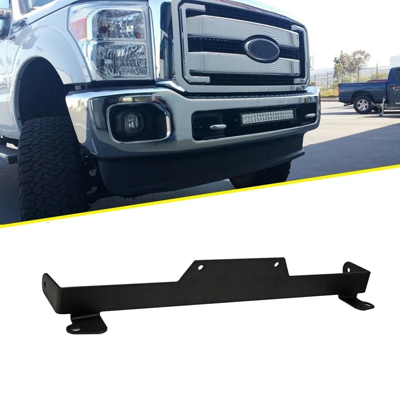 

20 Inch Straight LED Light Bar Lower Bumper Grill Opening Mounting Bracket for Ford F-250 F-350 F-450 2011-2016