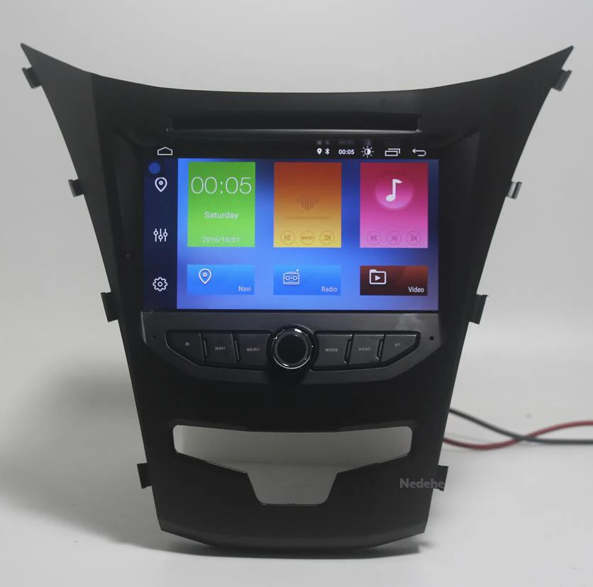 Восьмиядерный 4G+ 32G 2 DIN Автомобильный dvd-плеер для SsangYong Actyon/Korando с gps, Bluetooth, радио Wi-Fi подарок камера заднего вида