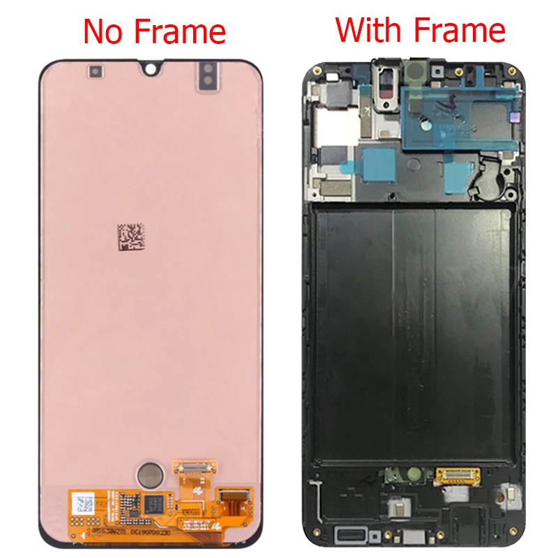 Оригинальный ЖК дисплей A507F/DS для Samsung Galaxy A50s с рамкой 6 4 дюйма A50S SM A507F A507FN/DS