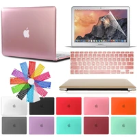 for apple macbook air 1311 inchmacbook pro 131615 inch hard shell laptop protector casekeyboard cover screen protector