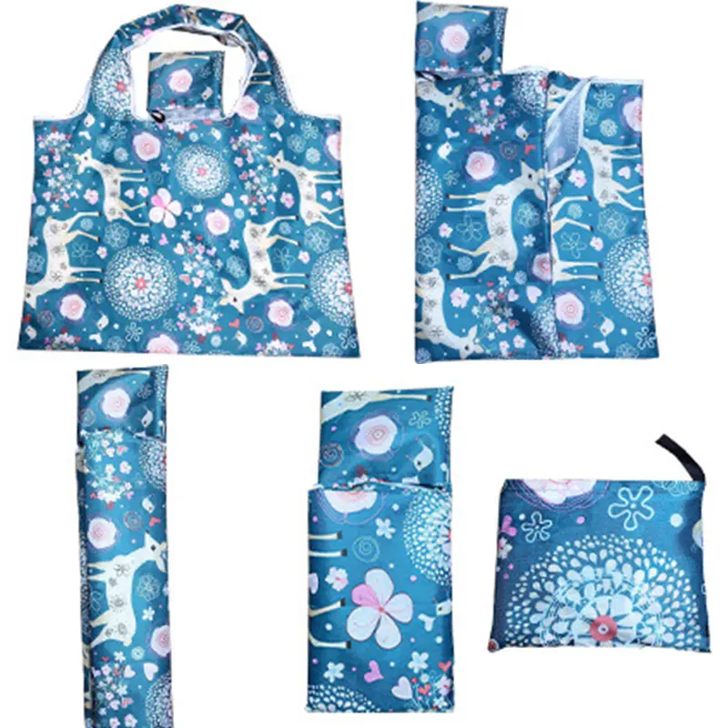 Сумка для покупок с персонажем из мультфильма многоразовая эко-сумка складные
