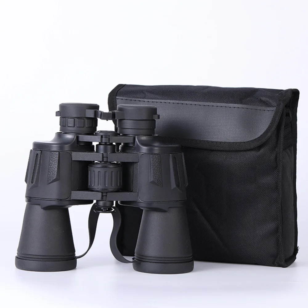 

20x50 Black Binoculars Telescope Low Light Night Vision Outdoor Portable Binocular High Power Telescope for