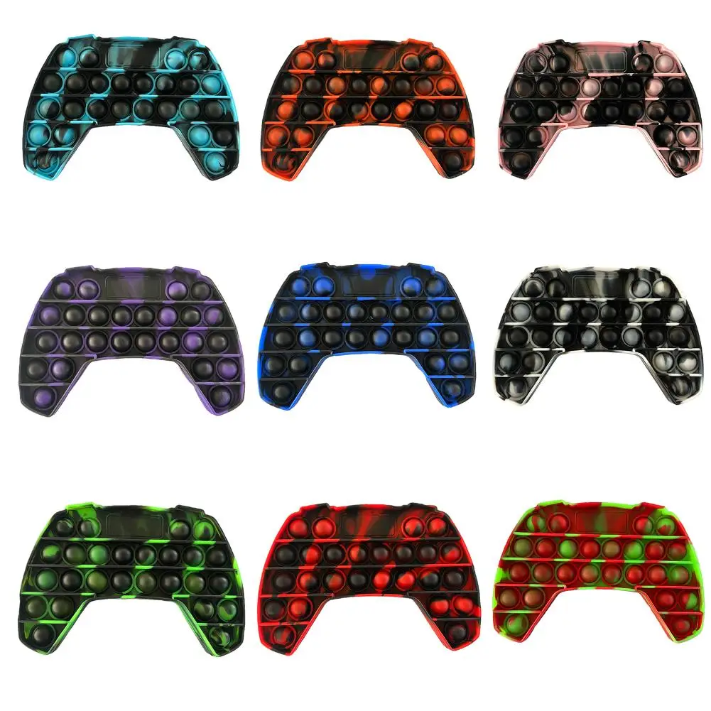 

Silicone Gamepad Shaped Push Bubble Sensory fidget Toys Stress Reliever Anti-Anxiety Decompression Toy for Adults Kids Autism