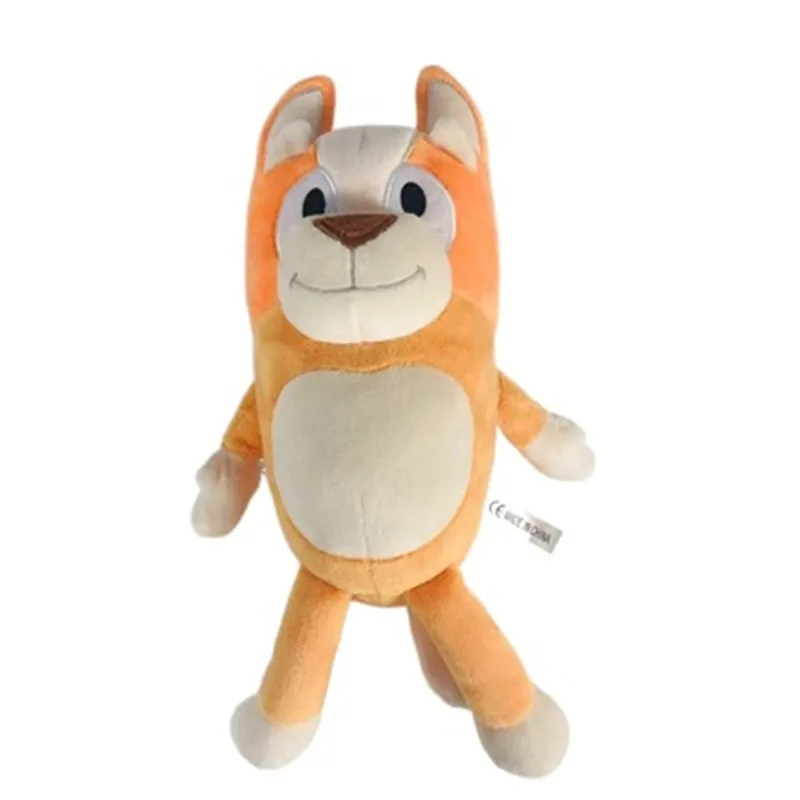 

28CM Blue Bingo Stuffed Plush Toy Gifts For Kids Cartoon Movie Toy The Dog Bingo Family Plush Dolls For Children Birthday gifts
