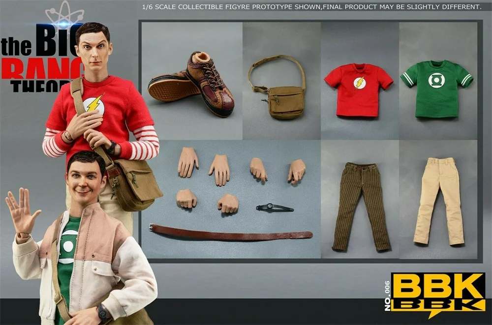 Фигурка ученого 1/6 BBK BBK06 The BigBang Theory Шелдон ли Купер Geniu|Игровые фигурки и