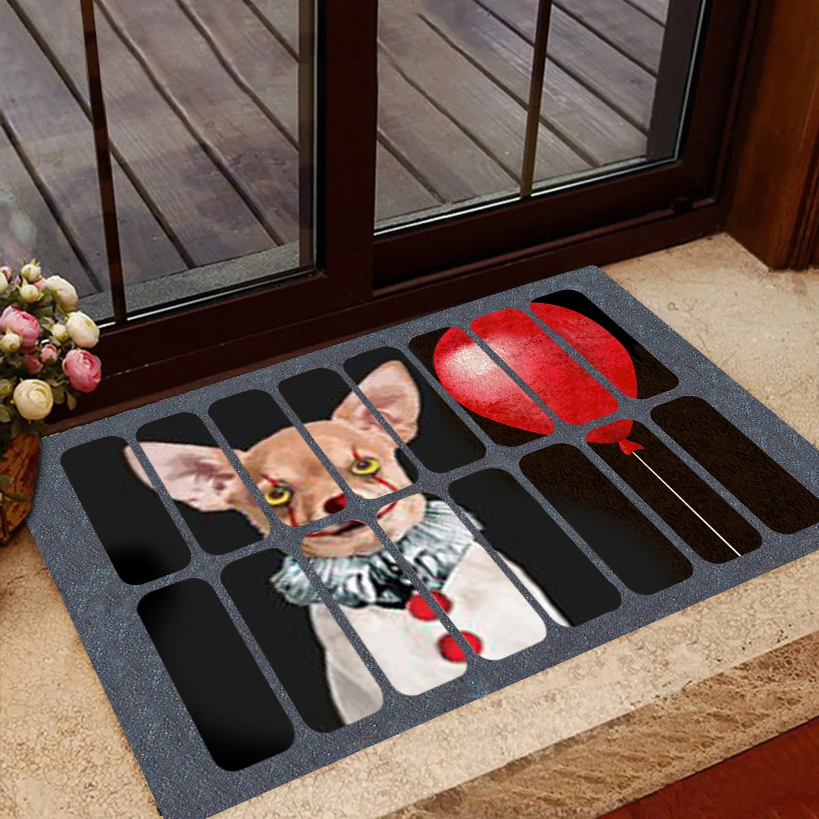 Хэллоуин ужас прочный коврик для входной двери в спальню домашний Коврик