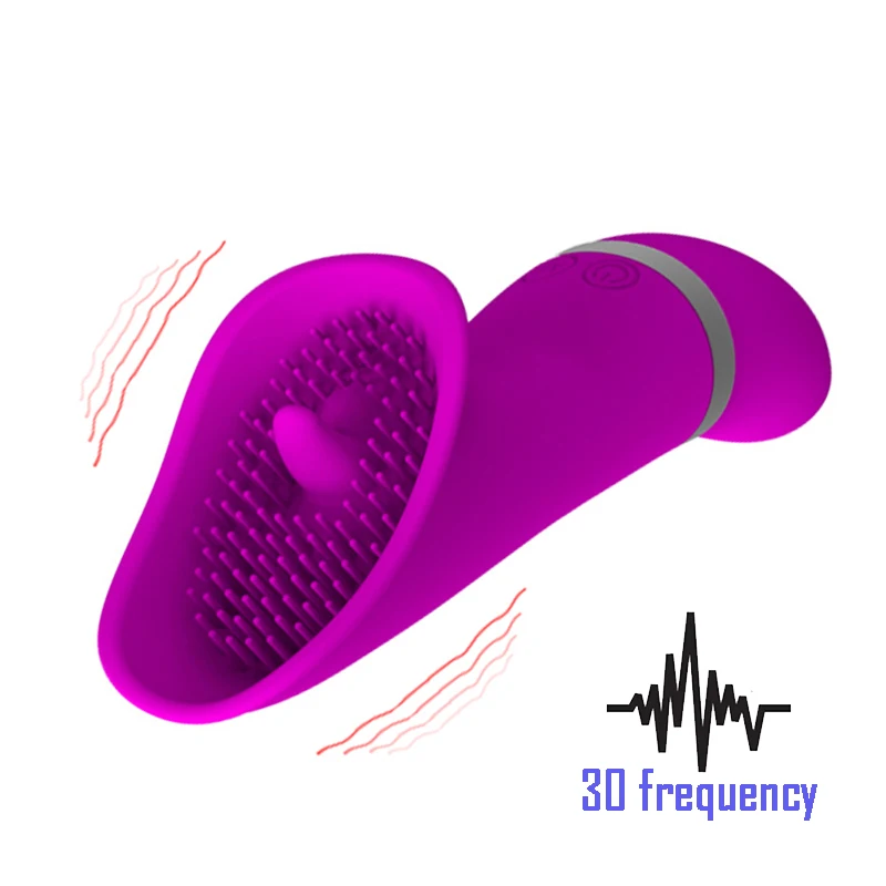 30 Частотный Вибратор язык вибратор для сосков клитора насос киски силиконовый