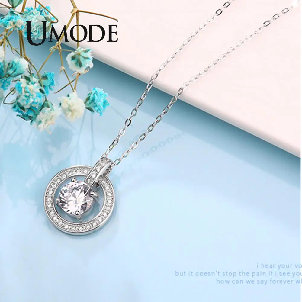 UMODE круглые винтажные ожерелья и подвески для женщин богемное ожерелье на