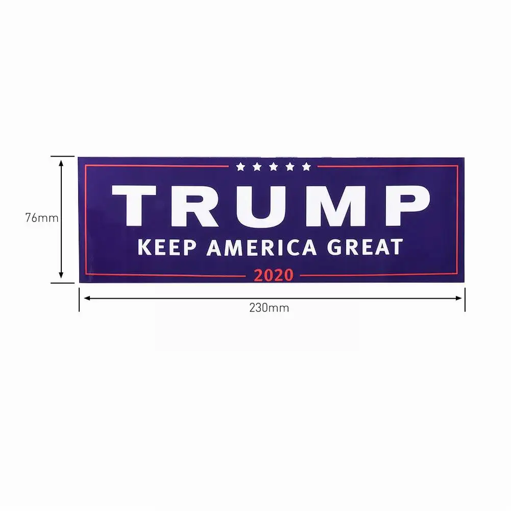 

10pcs Car Decal Keep America Great Elect President Donald Trump 2020 Election Patriotic Bumper Sticker 3x9 inch