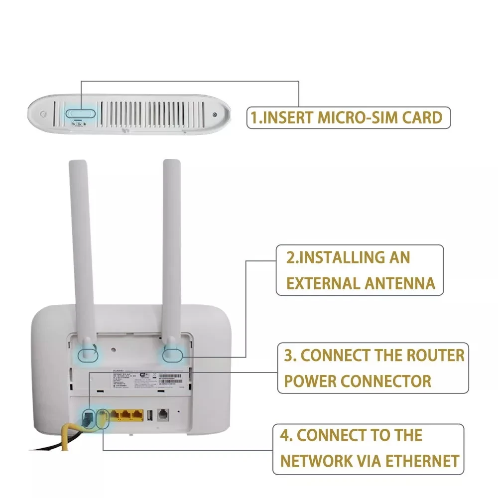 Сеть из 150 шт. китайский поставщик Huawei B715 LTE Cat9 4G Band 1/7/8/20/28/32/38 Wi-Fi CPE VOIP-роутер |