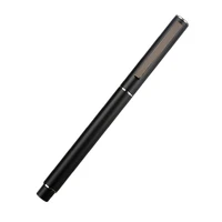 high quality matte black metal fountain pen titanium black 0 5mm nib grey clip excellent writing gift for business office