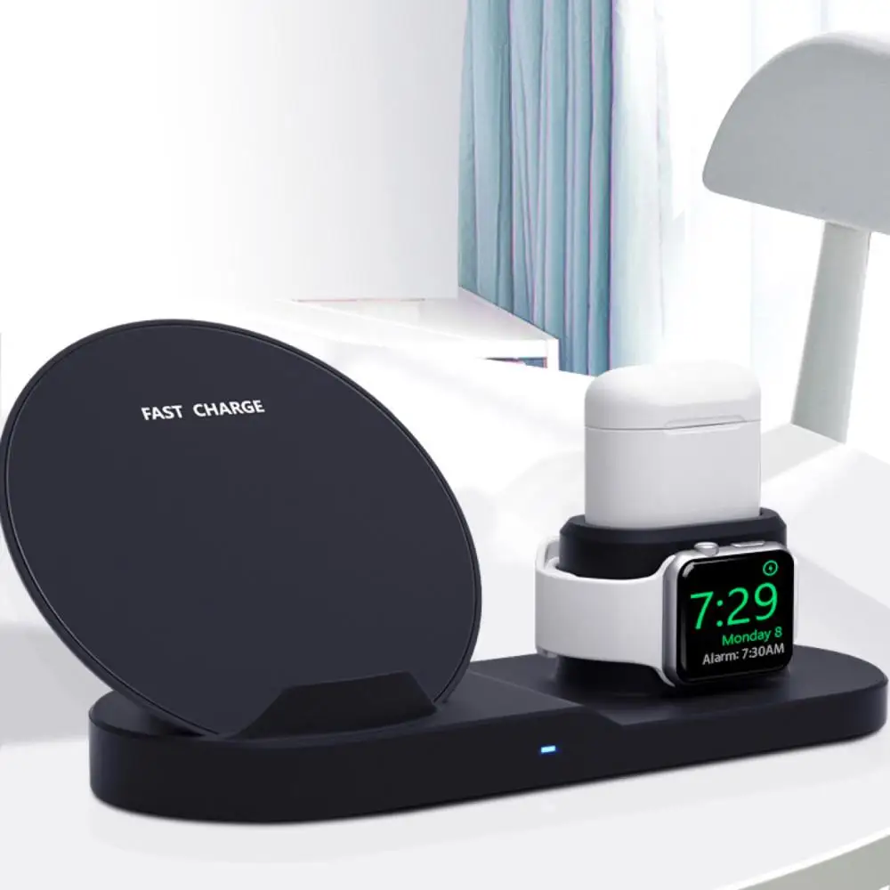 Беспроводное Автомобильное зарядное устройство 15 Вт Apple Watch зарядная подставка