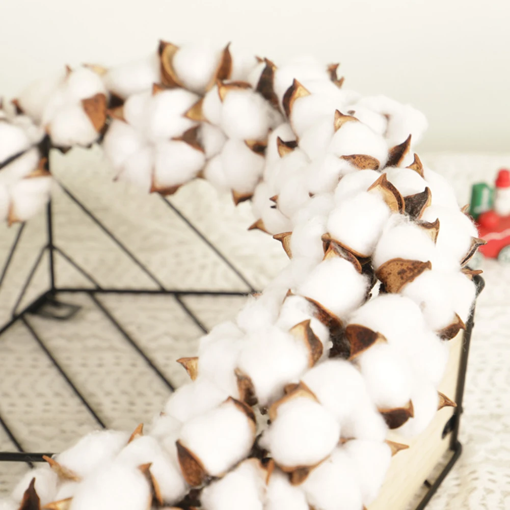 Сухие цветы из натурального хлопка венки для вечерние ринки фестиваля свадьбы