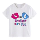 2021 новая детская летняя футболка для мальчиков и девочек одежда для родителей и ребенка футболки с короткими рукавами футболка Размеры От 1 до 9 лет, детская одежда, футболка