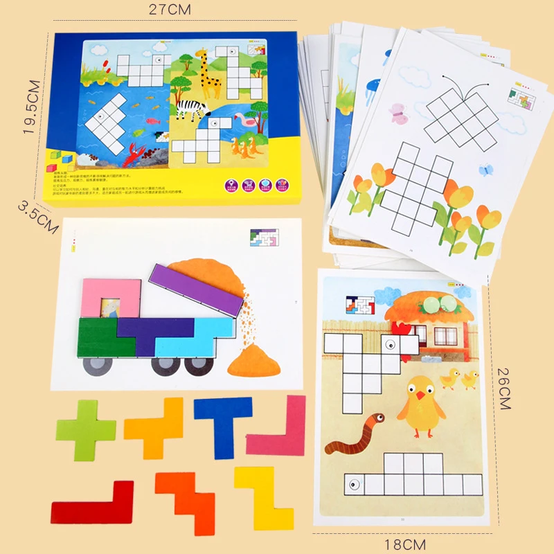 

Kids Wooden Materials Toys Montessori Toys Children Early Educational Learning Kids Intelligence Match Puzzle Teaching Aids Gift