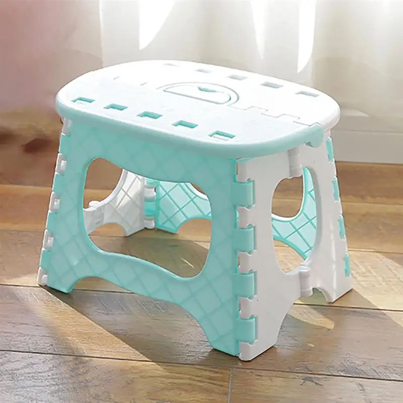 

Folding Stool Camping Chair Seat For Fishing Convenient Plastic Portable Step Stool Home Train Outdoor Indoor Foldable Chair Hot