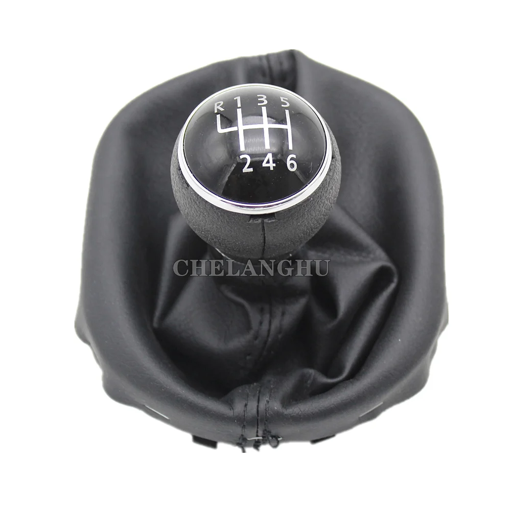 

Для Volkswagen VW Caddy 2011 2012 2013 2014 2015 автомобильный Стайлинг 5/6 скоростей ручка переключения передач кожаный ботинок