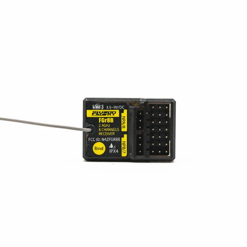 

FlySky FGr8B 8-Channels Mini Receiver With External Antenna PWM/PPM/I-Bus Surpport AFHDS3 Transmitter For Model Rc Drone