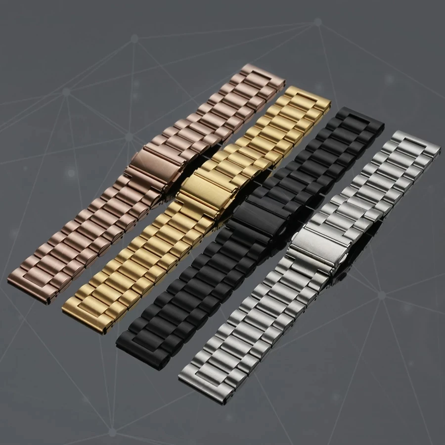 Металлический ремешок из нержавеющей стали для Xiaomi Huami Amazfit Bip S/Bip U часов браслет