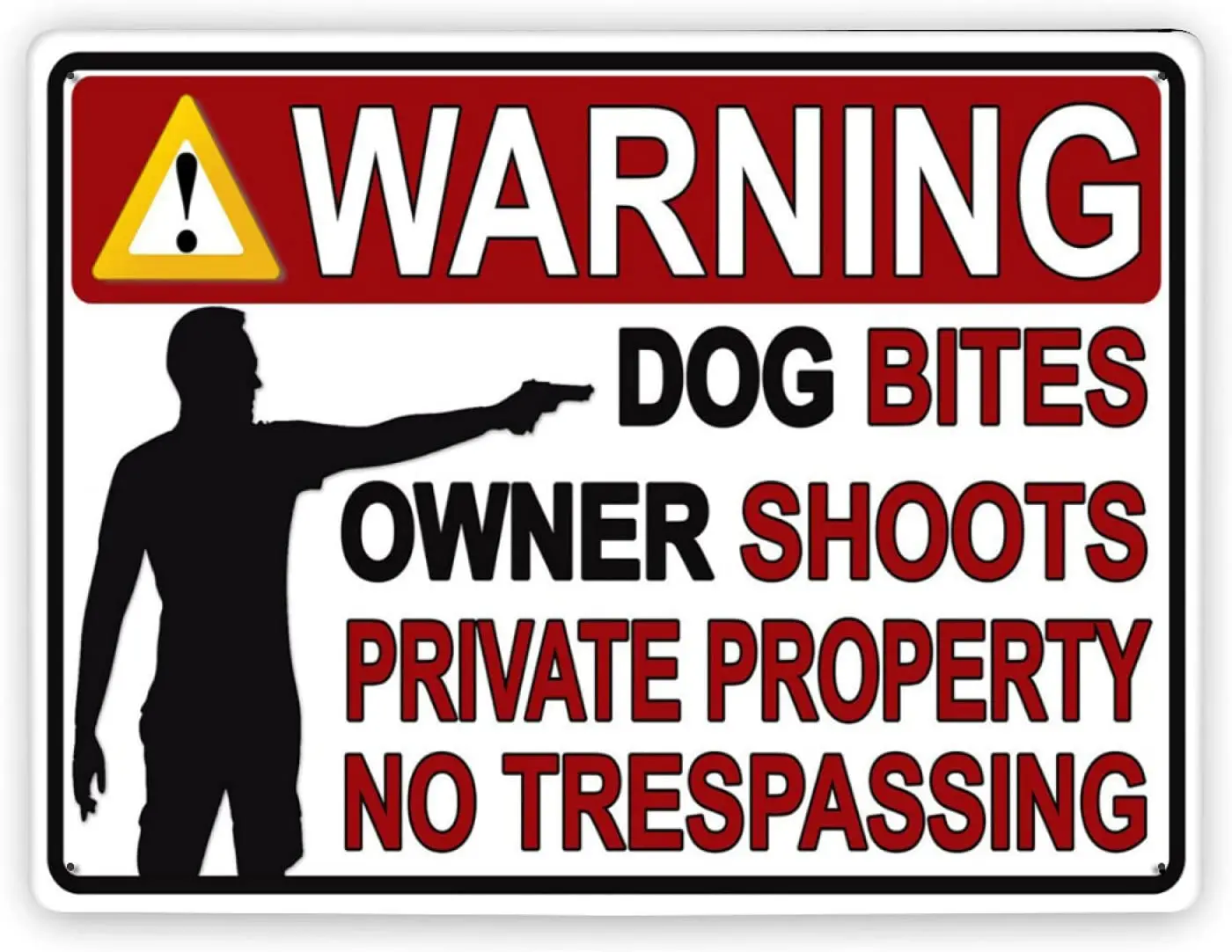 

5206 предуПредупреждение ительный знак, предупредительный владелец собак бросает на частную собственность без ограничений, Оловянная живоп...