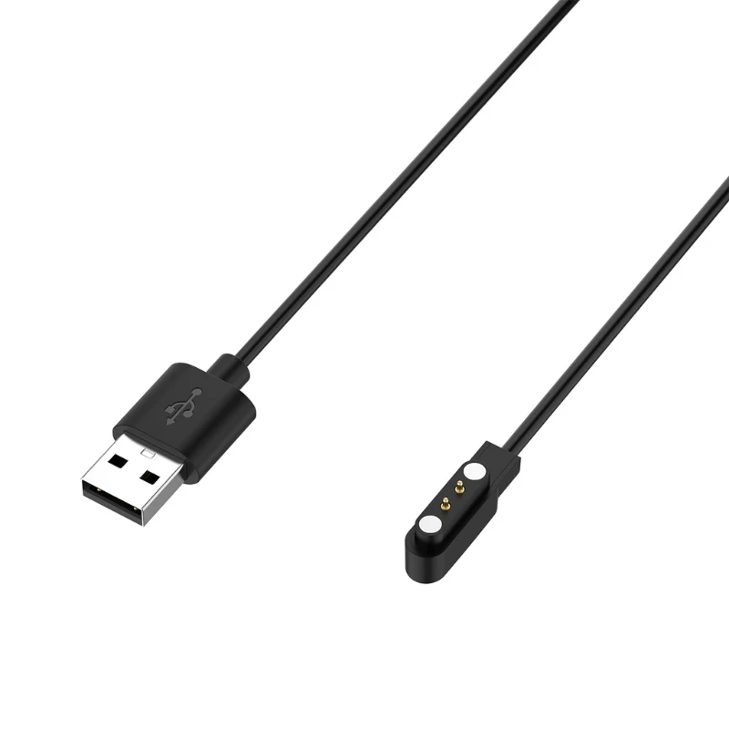 Новый USB Магнитный 2 контакта 4 мм зарядный кабель для-Ticwatch GTX Смарт-часы браслет |