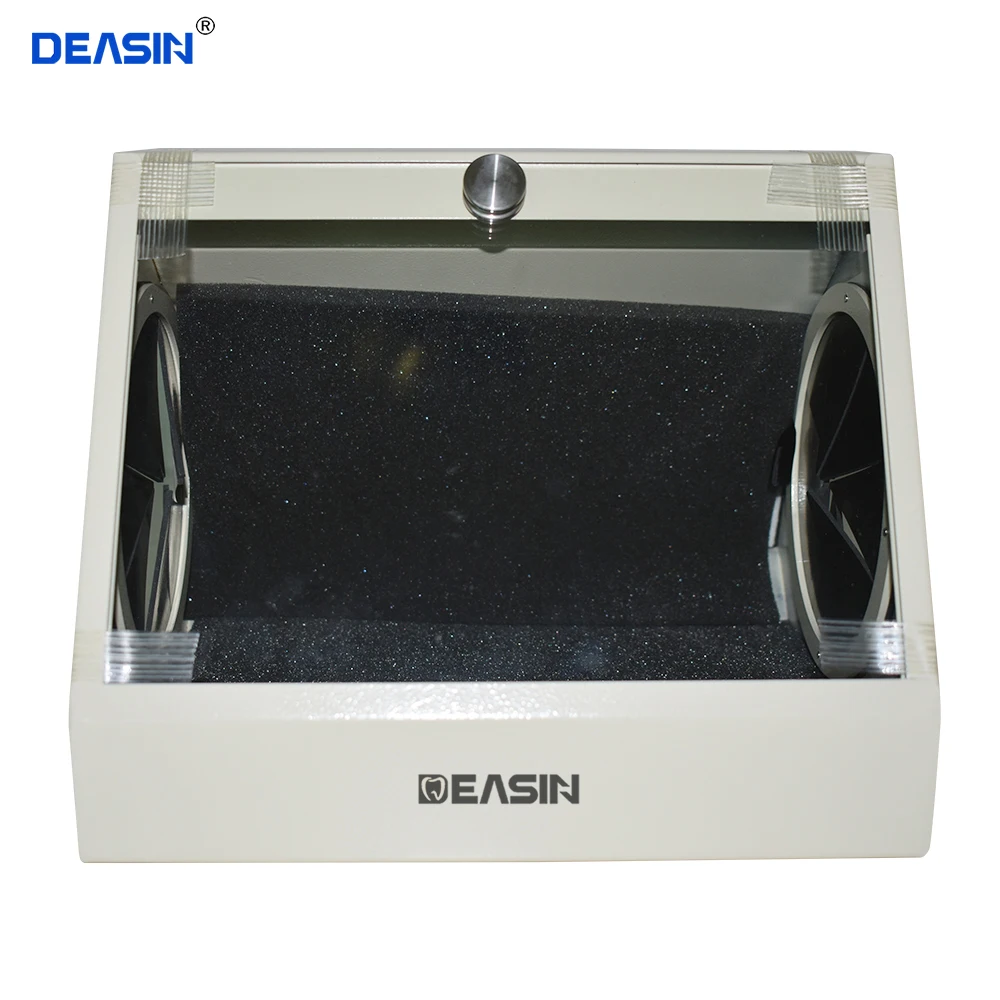 Dental Grinding Polishing Box Lapping Protector Sandblasting Dust-proof Case Sandblaster Dust Collector | Красота и здоровье