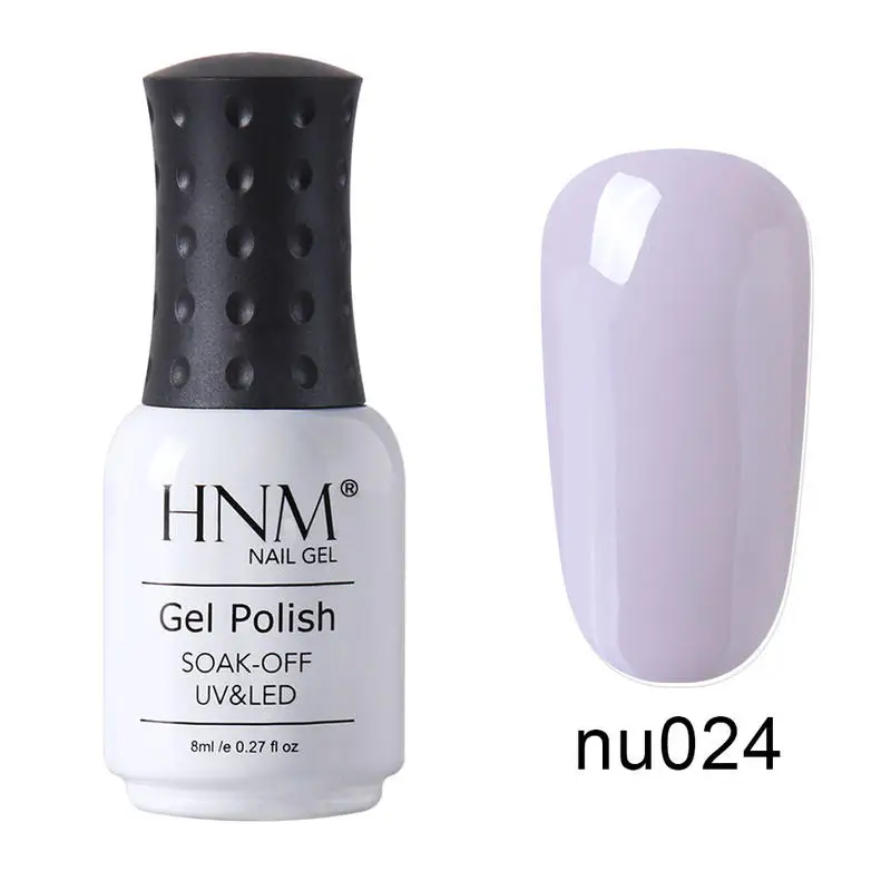 HNM 8 мл Лак для ногтей телесного цвета Полуперманентная верхняя база Грунтовка
