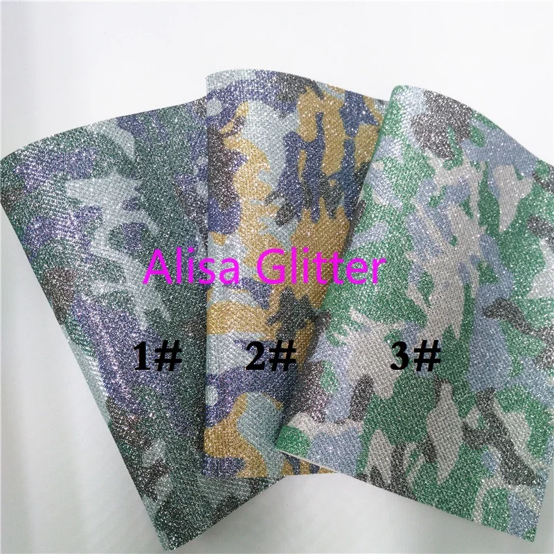 1 шт. А4 Размер 21х29см Алиса блестящая с принтом камуфляжная ткань для рукоделия A02F