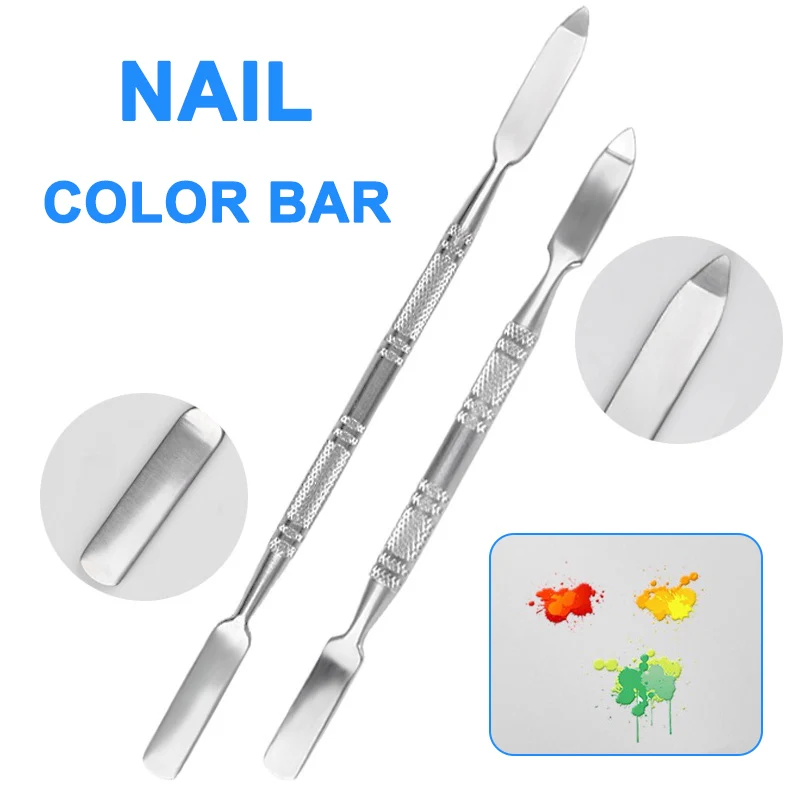 Новый дизайн 1 шт. двойной головкой ногтей ручка для рисования гелем щетку с двумя