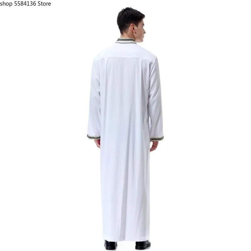Мужская абайя мусульманское платье Пакистанская мусульманская одежда s-халат