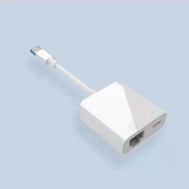 

OTG Ethernet USB адаптер для USBC к RJ45 LAN 100 Мбит/с проводной сетевой сплиттер для HUAWEI XIAOMI Samsung S8 + Honer Mobile