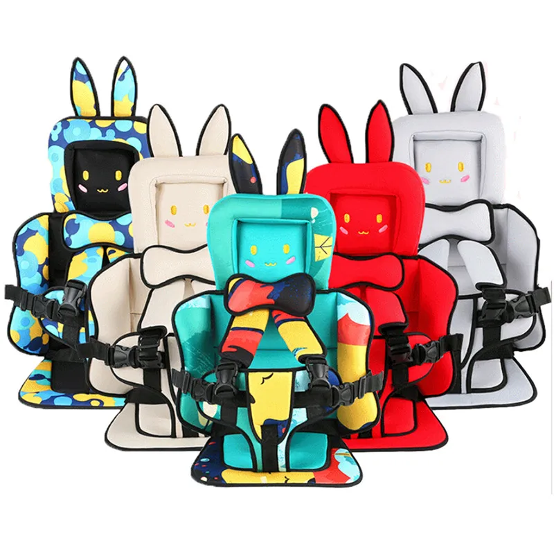 Портативное сиденье для детского стула утолщенная губчатая Подушка с ремнем