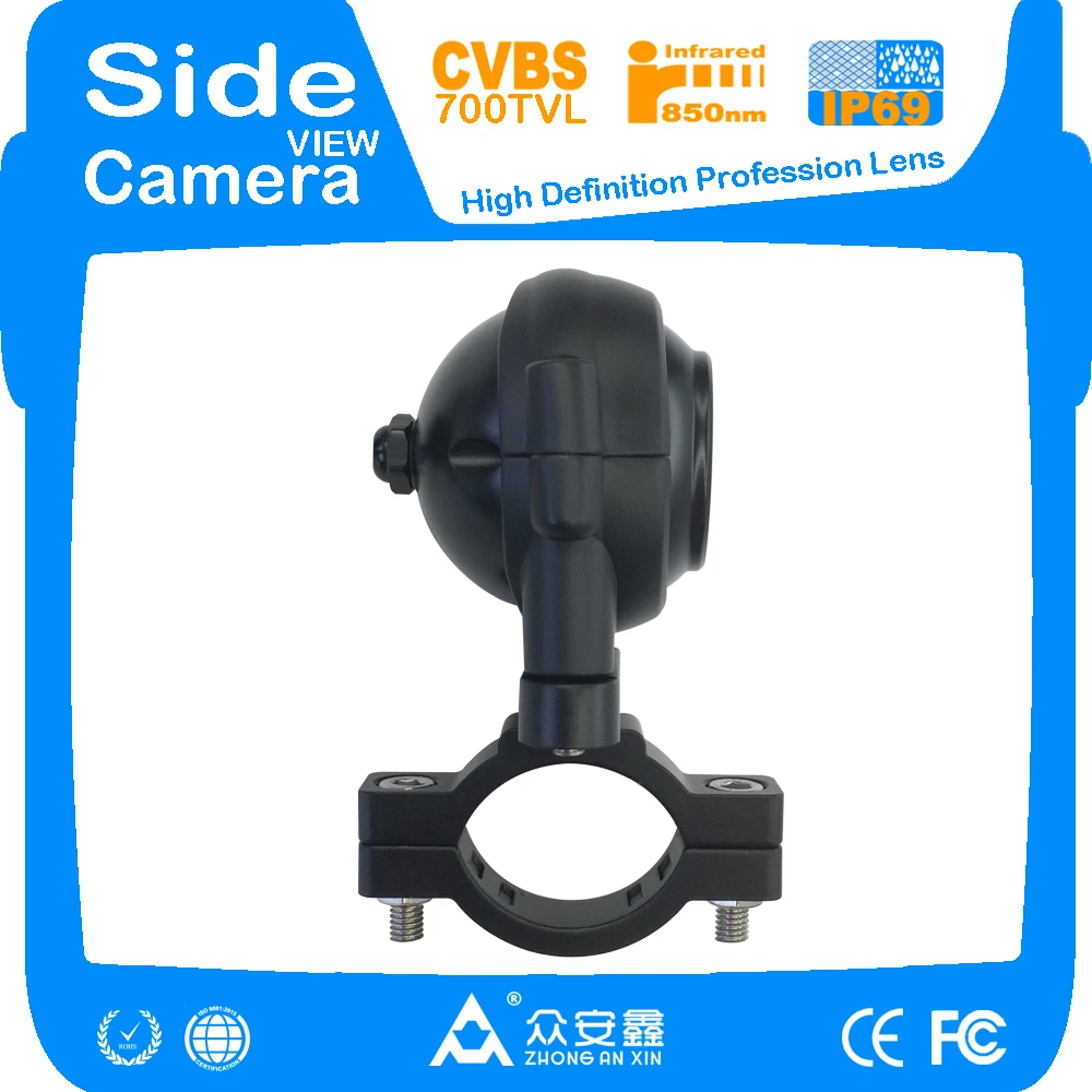 ZhongAnXin CVBS 700TVL IR камера ночного видения Flank view с уникальным кронштейном