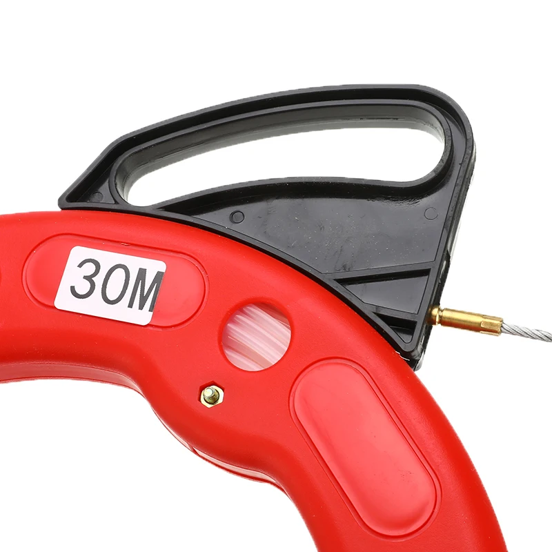 30 м рыболовная лента из стекловолокна катушка Съемник проводник роддер потянув