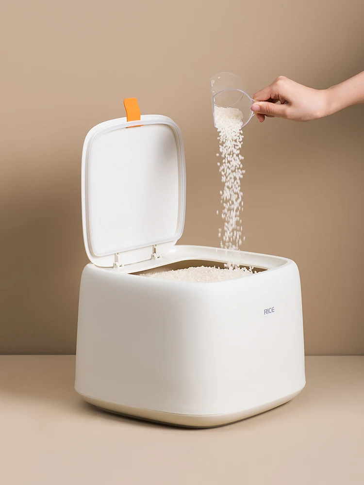 

Бочка для риса в скандинавском стиле, влагостойкая Пломба для риса, бытовая коробка для хранения риса, баночка для риса, кухонная коробка дл...