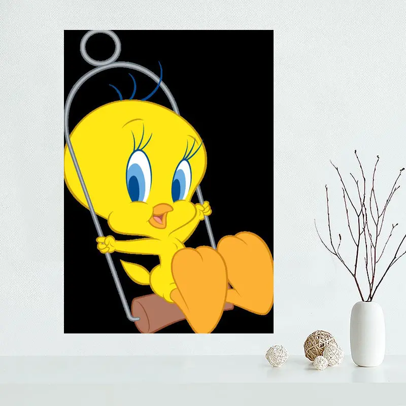 Изготовленный На Заказ морском стиле с надписью Tweety красивый постер на стену для