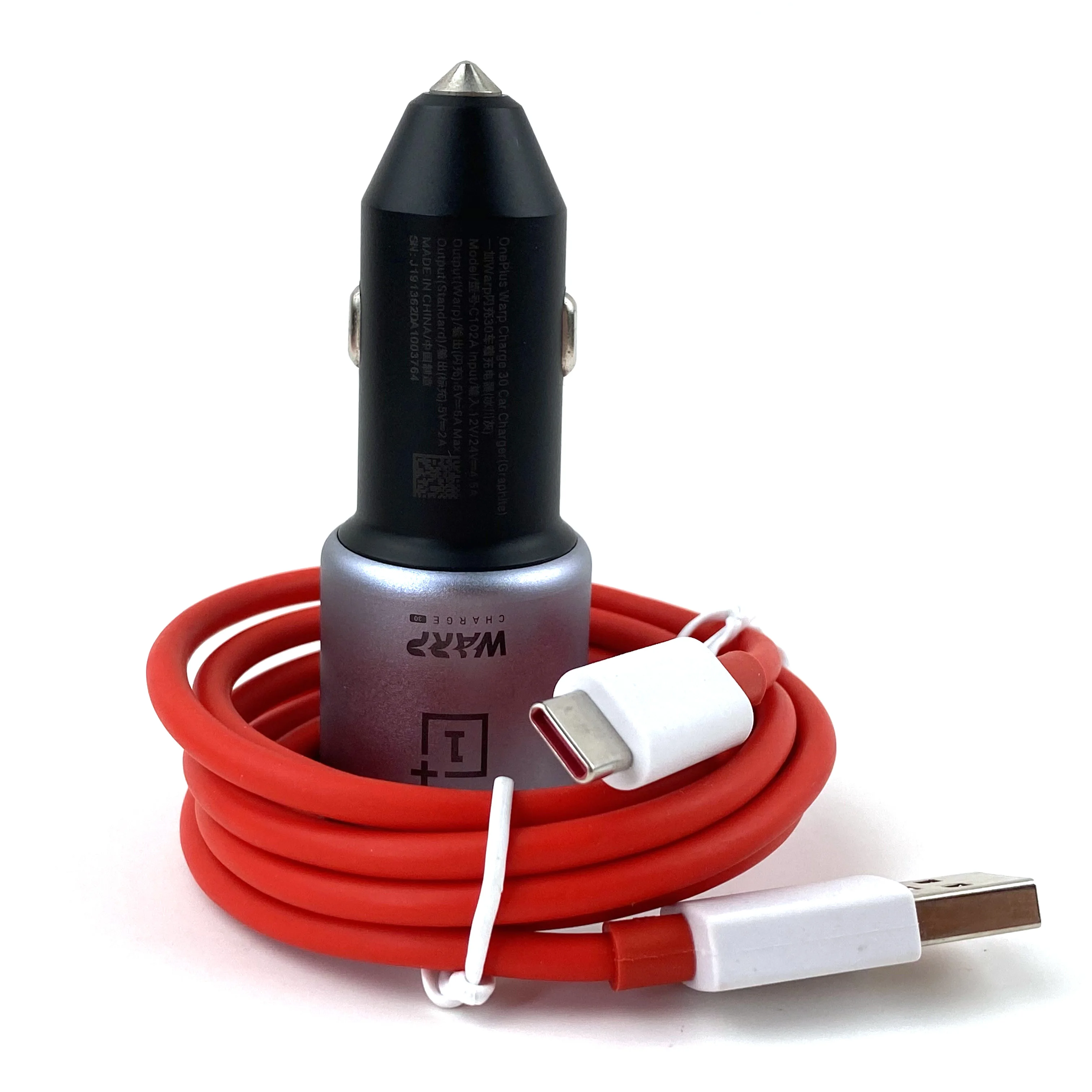 oneplus warp charge 30w car charger original adapter 5v 6a max for oneplus 7 7t pro 6t 6 with 6a 1m usb type c cable free global shipping