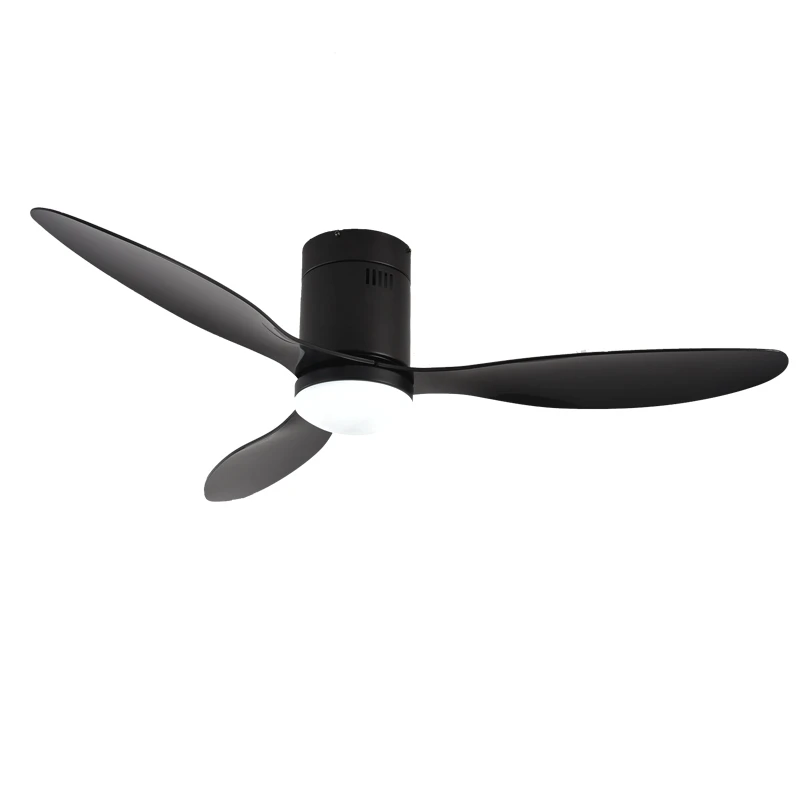 SOVE Low Floor Modern Led Ceiling Fan With Lights Simple Without Light DC Remote Control Home Ventilador De Techo 220V 110V | Лампы и