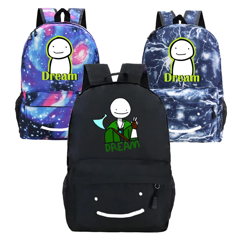 

Dream Merch Backpack for Boys Girls Teens Back to School Shoulder Bags Children Cartoon Bookbag Mochilas Kids Cute Gift Knapsack