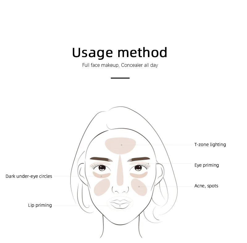 1 шт. водостойкий увлажняющий консилер для лица | Красота и здоровье